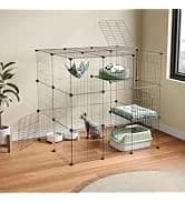 Guinea Pig Cage — Indoor Habitat Cage with Waterproof Plastic Bottom — collection imagery