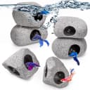 6 Pack Aquarium Decoration Rock Caves