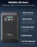 Aquarium Lithium Battery Powered Air Pump USB Rechargeable Oxygen Pump Portable Live Bait Aerator Pump for
