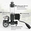 Mini Aquarium CO₂ Regulator Kit for CGA320 Side Open CO2 Cylinder