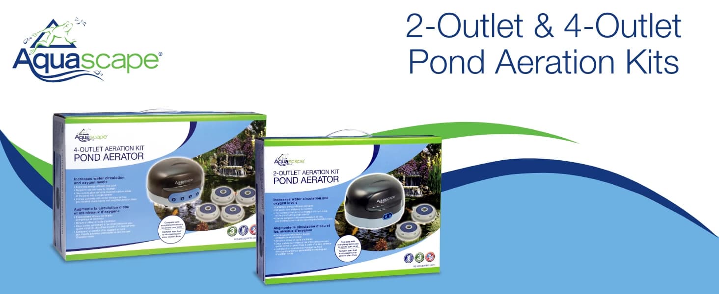 75000 Pond Air 2 (Double Outlet Aeration Kit) — Improve Water Conditions and Optimize Fish Health