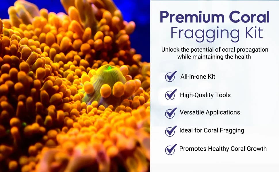 Premium Coral Fragging Kit — Complete Coral Propagation and Fragging Set — product details