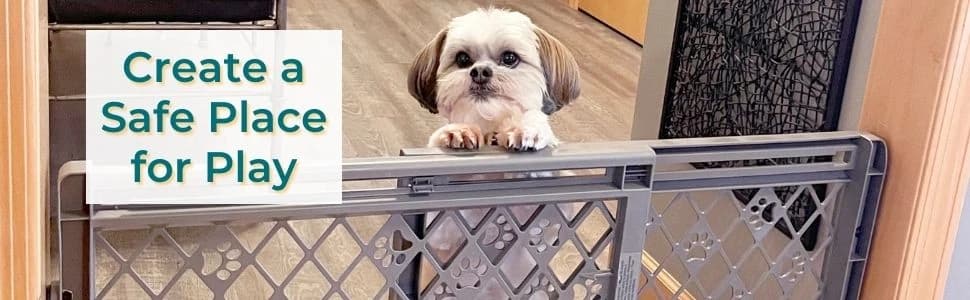 Paws Portable Pet Gate: 26-40" Wide Expandable — collection imagery