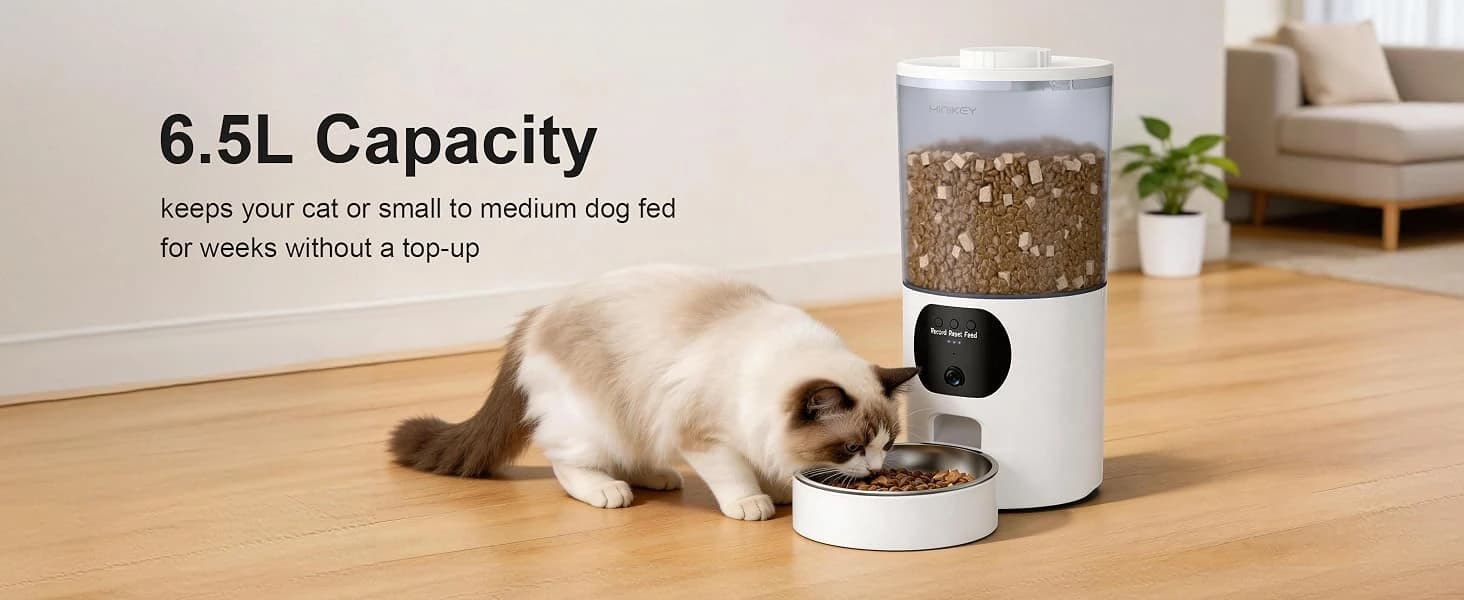 Automatic Cat Feeder with 2K Camera — product details