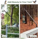 Heavy Duty Deck Hook — 27"-39" Adjustable Metal Deck Railing Hooks for Hanging Bird Feeders