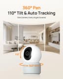 Pano 4K UHD Indoor Camera — Pet/Dog Security Camera with Phone App