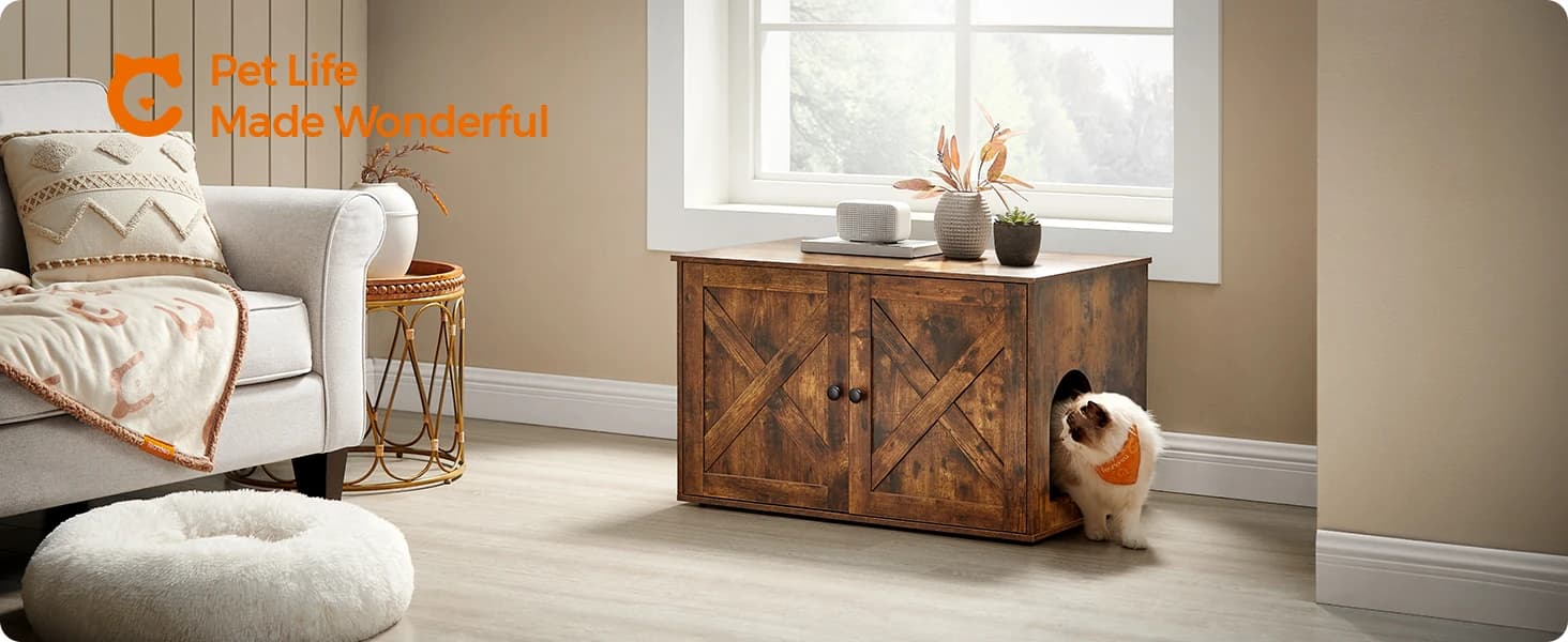 Cat Litter Box Enclosure — End Table — product details