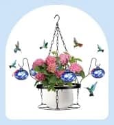 Charming Wind Chimes Hummingbird feeders for Outdoors Hanging ant and bee Proof — collection imagery
