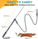 Flirt Pole for Dogs - Heavy Duty Interactive Dog Rope Toy