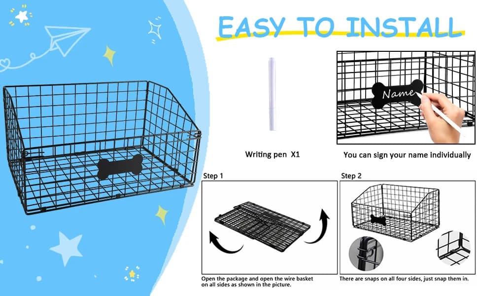 Dog Toy Basket Metal — Dog Toy Box — product details
