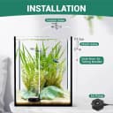 Mini Aquarium Air Stone, Small Bubble Stone Fish Tank Oxygen Stone Ultra Silent Deep Dissolving Oxygen Diffuser