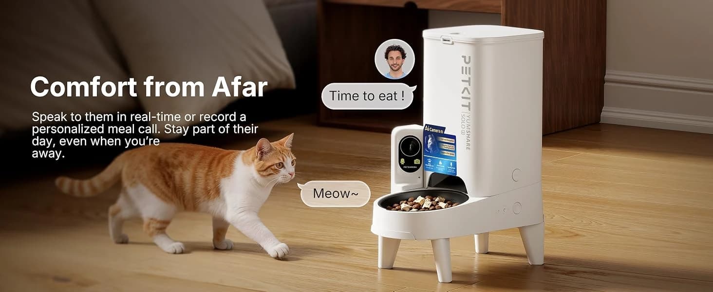 Upgraded Multi-Cat Recognition Automatic Cat Feeder with Camera — collection imagery