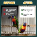 Bird Cage Liners — 120 Unscented Newsprint Sheets