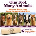 10 Inch Horse Brush – Horse Shedding Blade Made in USA - Removes Loose Hair and Undercoat - Deshedding Tool for