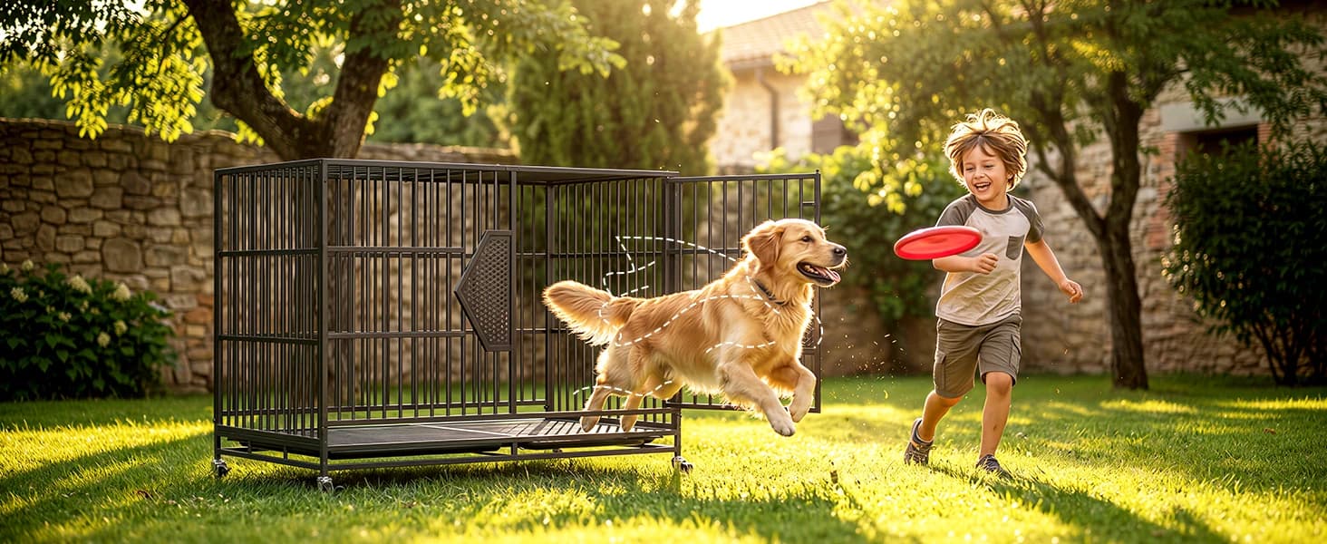 48'' Heavy Duty Dog Crates for Large Dogs — collection imagery