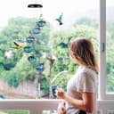 Charming Wind Chimes Hummingbird feeders for Outdoors Hanging ant and bee Proof