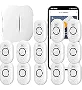 5 Pack Water Leak Detectors for Home — 100dB Water Sensor Alarm for Basement — collection imagery