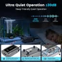 Battery Powered Aquarium Air Pump with Digital Display