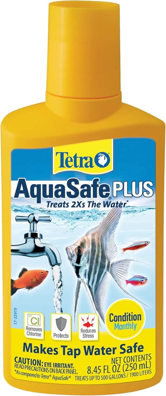 AquaSafe Plus Water Conditioner and Dechlorinator for Aquarium