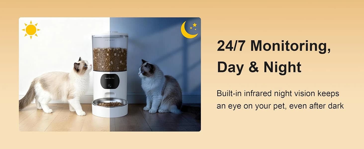 Automatic Cat Feeder with 2K Camera — product details