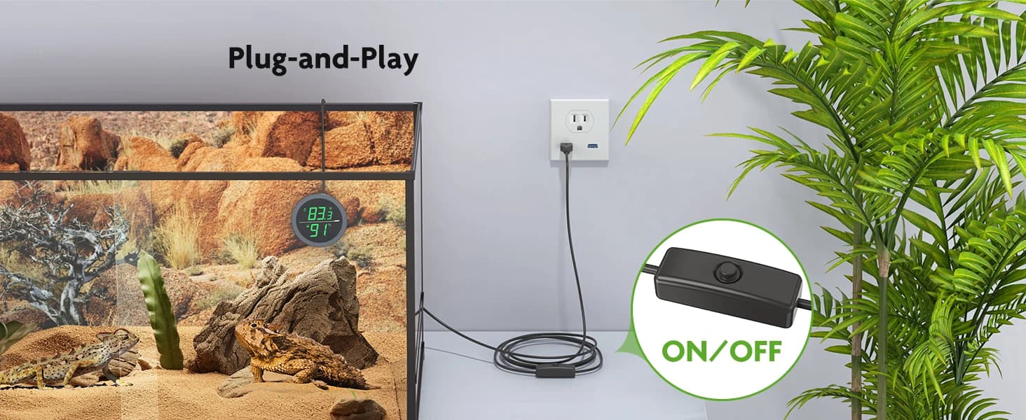 Real-time Display LED Digital Reptile Thermometer and Humidity Gauge — collection imagery