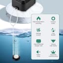 Mini Aquarium Air Stone, Small Bubble Stone Fish Tank Oxygen Stone Ultra Silent Deep Dissolving Oxygen Diffuser
