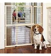 Universal Pet Gate: 26” - 42” Wide Dog Gate for Doorways with Pressure Fit or Swinging Door Hardware Mounting — collection imagery