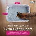 Elastic Cat Litter Box Liners - Extra Giant 10 Count - Tear-Resistant Cat Litter Bags - Waterproof Kitty Litter