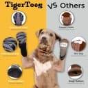 TigerToes Premium Non-Slip Dog Socks for Hardwood Floors - Extra-Thick Grip that Works Even When Twisted