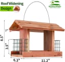 Squirrel-Proof Cedar Hopper Bird Feeder