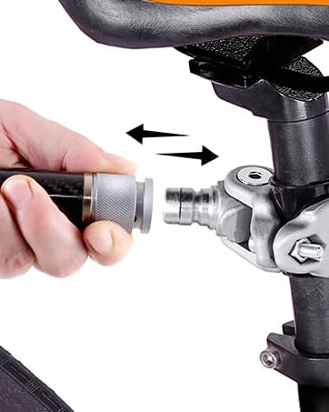 V2.0-180° Rotating Dog Bike Leash - with Shock Absorbers and Quick Attach Mechanism | Carbon Fiber | Detachable — collection imagery