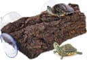 Turtle Basking Platform — Fish Tank Aquarium Tortoise Climbing Platform with 3 Suction Cups