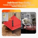 Chick Brooder Heater with Anti-Roost Cone and Constant Temp Red 12" x 12"