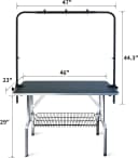 46-in Dog Grooming Table for Large Pets