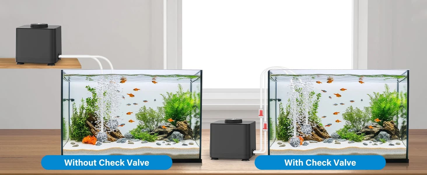 Aquarium Air Pump — Quiet Adjustable Fish Tank Air Pump — collection imagery