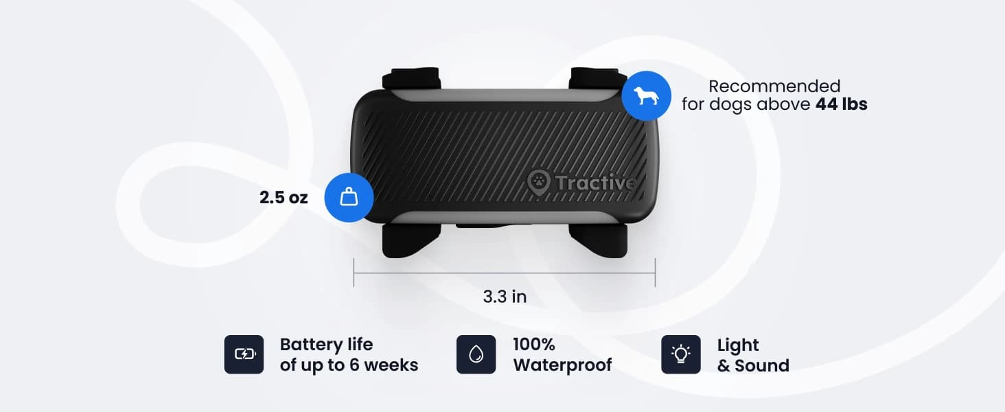 XL Smart Dog GPS Tracker | Live Pet Tracker with Virtual Fence | Vital Signs Monitoring of Heart and — product details