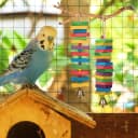 Bird Toys: 100 Pcs Wooden Blocks