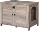 Litter Box Enclosure — Cat Litter Box Furniture with Removable Divider