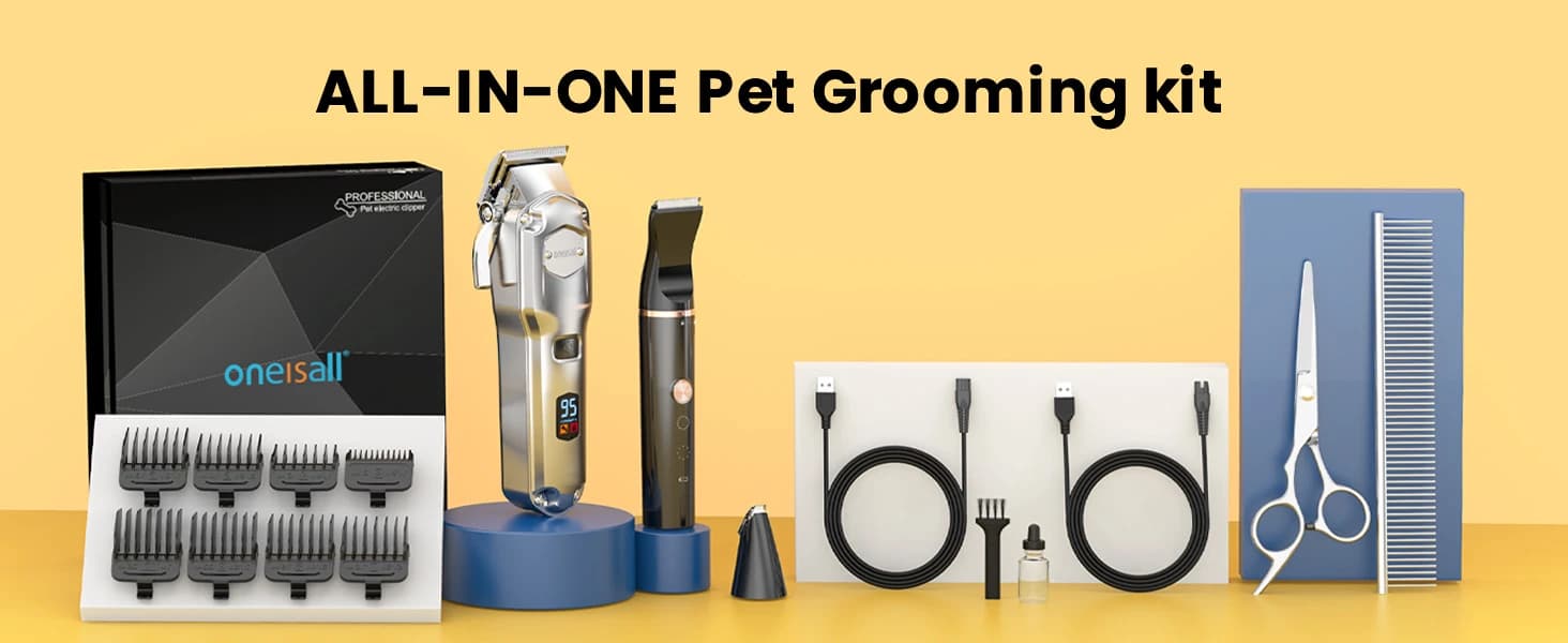 Dog Clippers Grooming Kit for Thick Coats and Heavy Duty — collection imagery