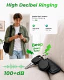 2026 Air Tags 4 Pack Tracker Tag for Android and iOS - Bluetooth Tracker with IP68 Waterproof