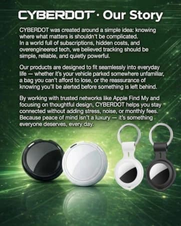 2 Pack Tracker Tags — Finder Apple Find My MFi Certified Waterproof iOS Only — collection imagery