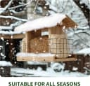 Squirrel-Proof Cedar Hopper Bird Feeder