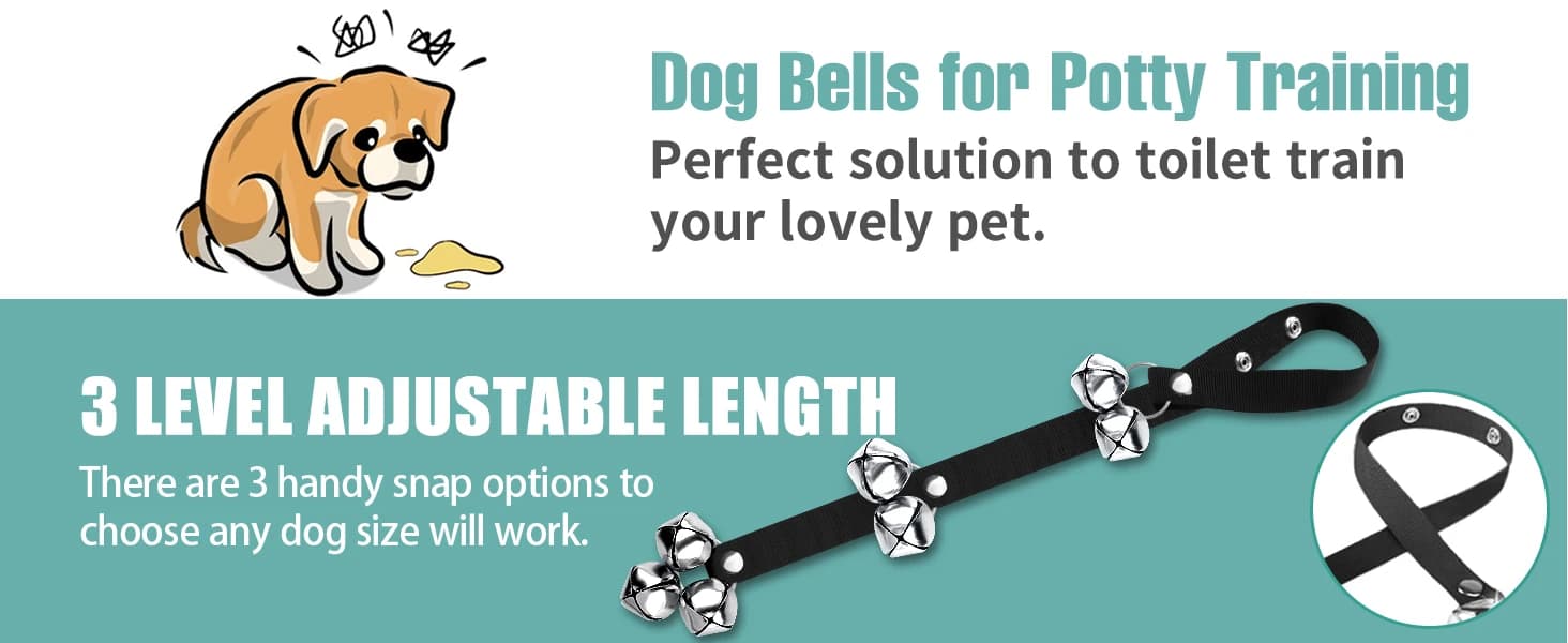 Dog Doorbells Premium Quality Training Potty Great Dog Bells Adjustable Door Bell Dog Bells for Potty Training — product details