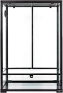 24" x 18" x 36" Reptile Tall Glass Terrarium Rainforest Habitat Double Hinge Door with Screen Ventilation 67