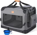 24-inch Portable Collapsible Dog Crate for Small Dogs up to 27lbs