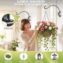 Bird Feeder Hanger Outdoor: 16" Swivel Heavy Duty Wall Mount Bracket
