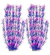 Aquarium Plants — 20 Pack Artificial Fish Tank Plants for Aquarium Decorations (Green) — collection imagery