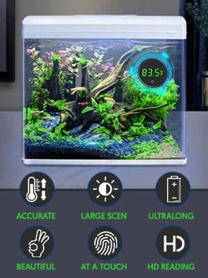 Fish Tank Thermometer Aquarium Thermometer Wireless Touch Stick Digital Aquarium Thermometer LED Display ±1°F — Why choose us?