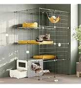 Guinea Pig Cage — Indoor Habitat Cage with Waterproof Plastic Bottom — collection imagery