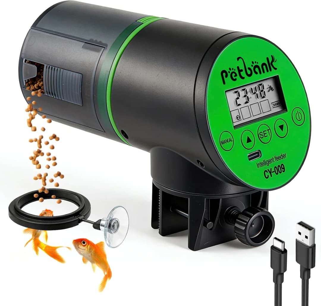 Automatic Fish Feeder for Aquarium Easy Setup & 4 Timers